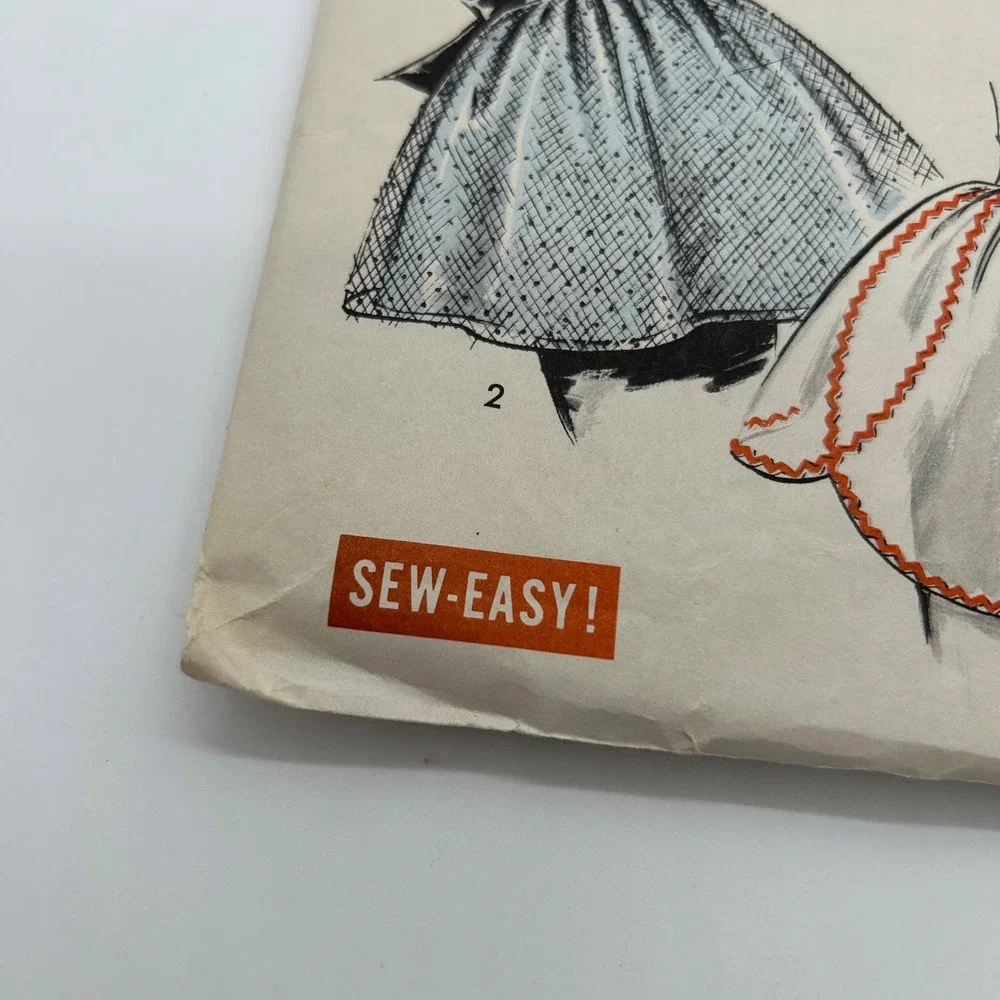 Advance Vintage 1950's Pattern‎ #8839 Half Apron One Size